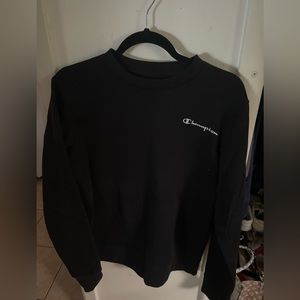 Black champion crewneck
